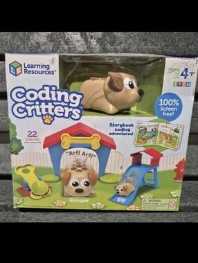 Learning Resources Coding Critters Ranger & Zip screen-free interactive STEM toy